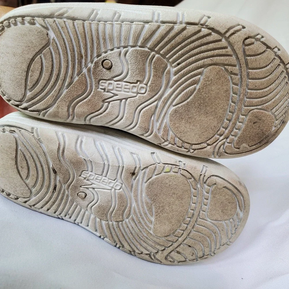 Speedo Boys Shore Explore Water Shoes Size Small 5/6 Water Sandal‎ Blue Red